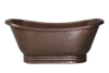 Hammered Freestanding Copper Bath