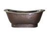 Plumb Copper Extenal Shiney Nickel Internal Copper Apron Bath