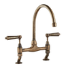 Millau - Bridge Sink Mixer - Metal Lever