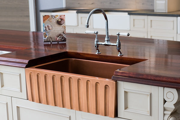 Copper Apron Farmhouse Sink