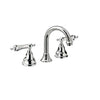 Three Hole Lever Taps Goose Spout - Porcelain Lever
