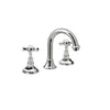 Three Hole Lever Taps Goose Spout - Porcelain Lever