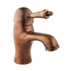 Monobloc Single Lever Basin Mixer - Porcelain Lever