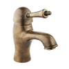 Monobloc Single Lever Basin Mixer - Metal Lever
