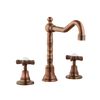 Three Hole Lever Taps English Spout - Metal Lever
