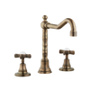 Three Hole Lever Taps English Spout - Metal Lever