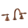 Three Hole Lever Taps Goose Spout - Porcelain Lever