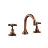 Three Hole Lever Taps Goose Spout - Porcelain Lever