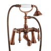 Bath Shower Mixer - Porcelain Handle