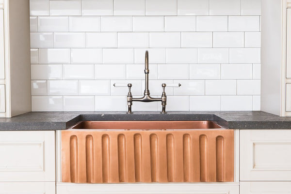 Copper Apron Farmhouse Sink